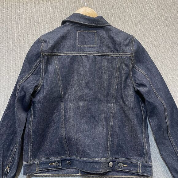 Levi's Denim Trucker Jacket Size XS Biker Jean Authentic Cotton - Picture 4 of 11